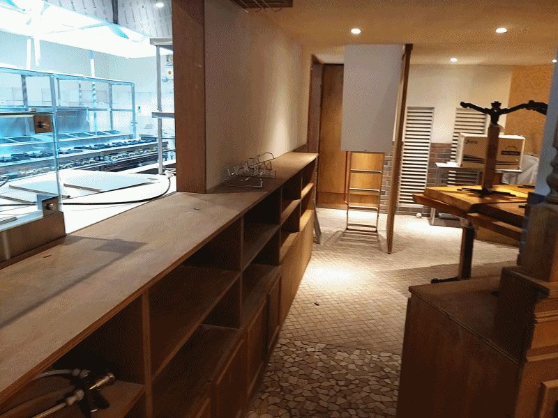 부천 중동 피자집 오픈 전 인테리어 청소 작업 사진 2